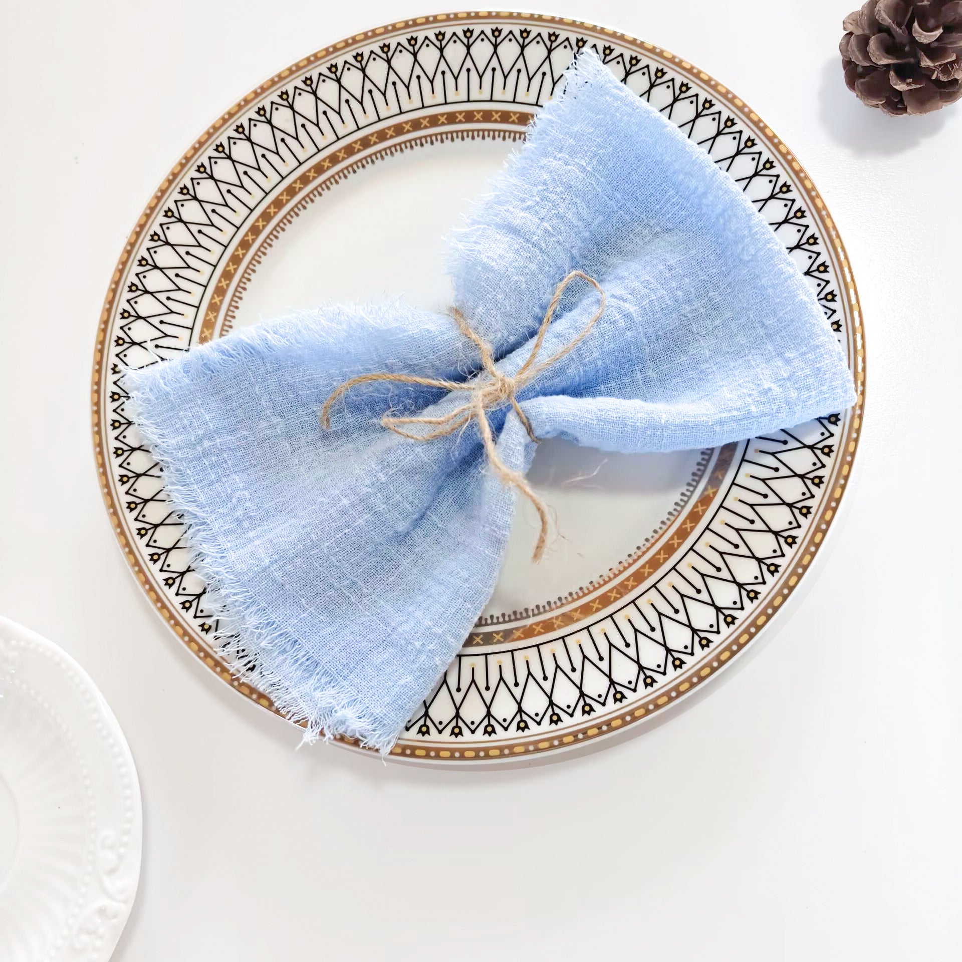Tassel Edge Cotton Napkins