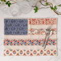 Placemats Set of 4 - Patchwork American Flag