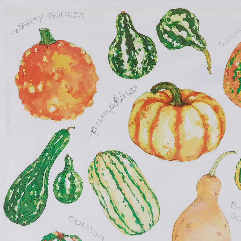 Field Guide Gourds Kitchen Towel - Sally Eckman Roberts