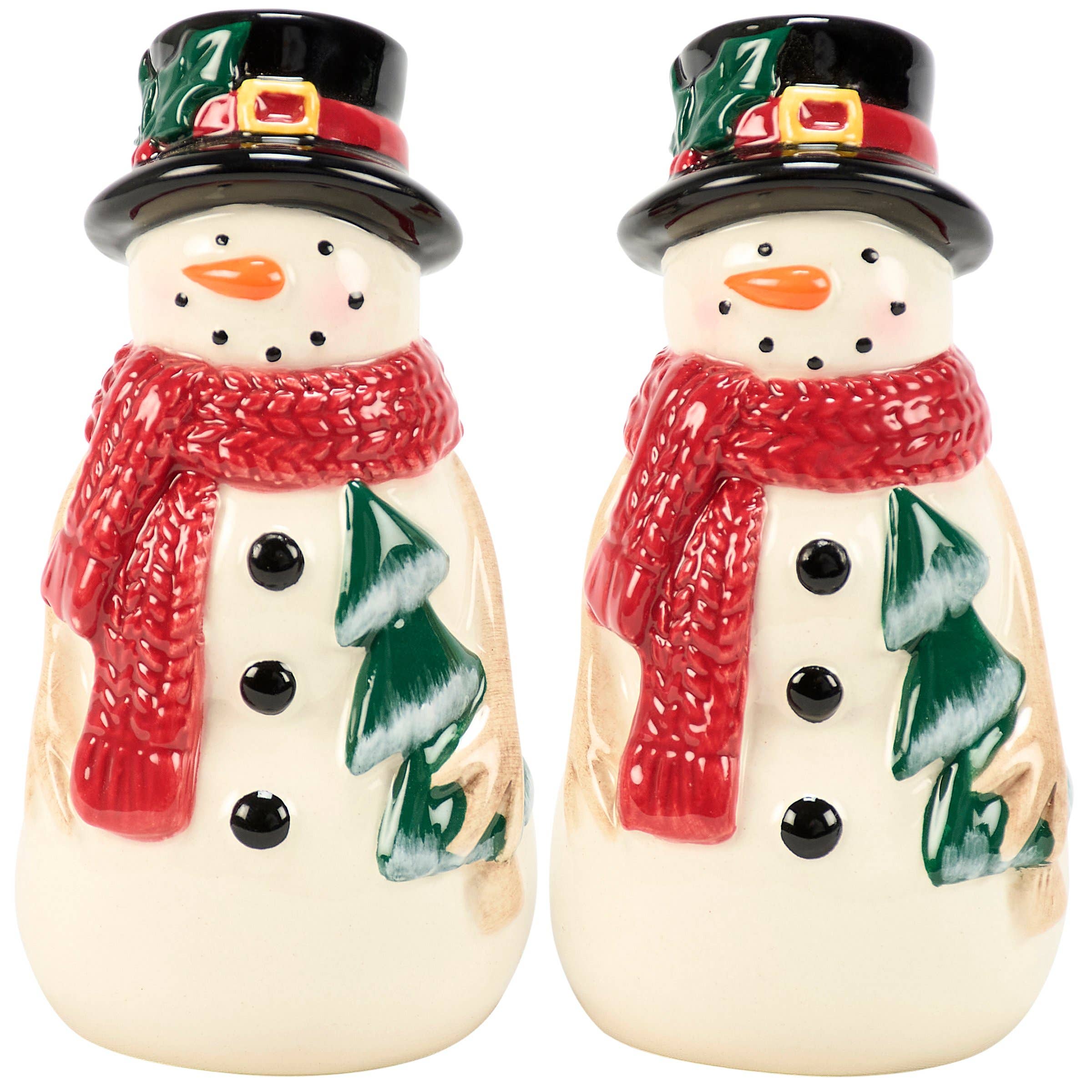 Happy Snowmen Salt & Pepper Set