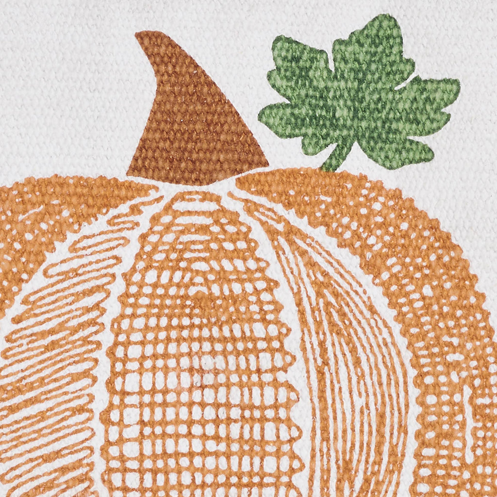 Black Buffalo Check Pumpkin Quilted Cotton Trivet 8x8