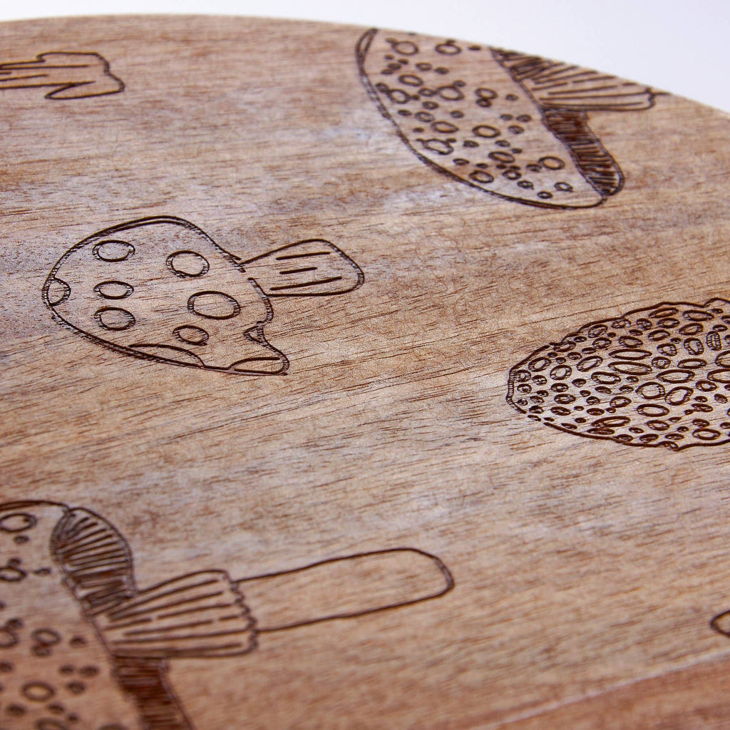 Mushrooms Cutting Board