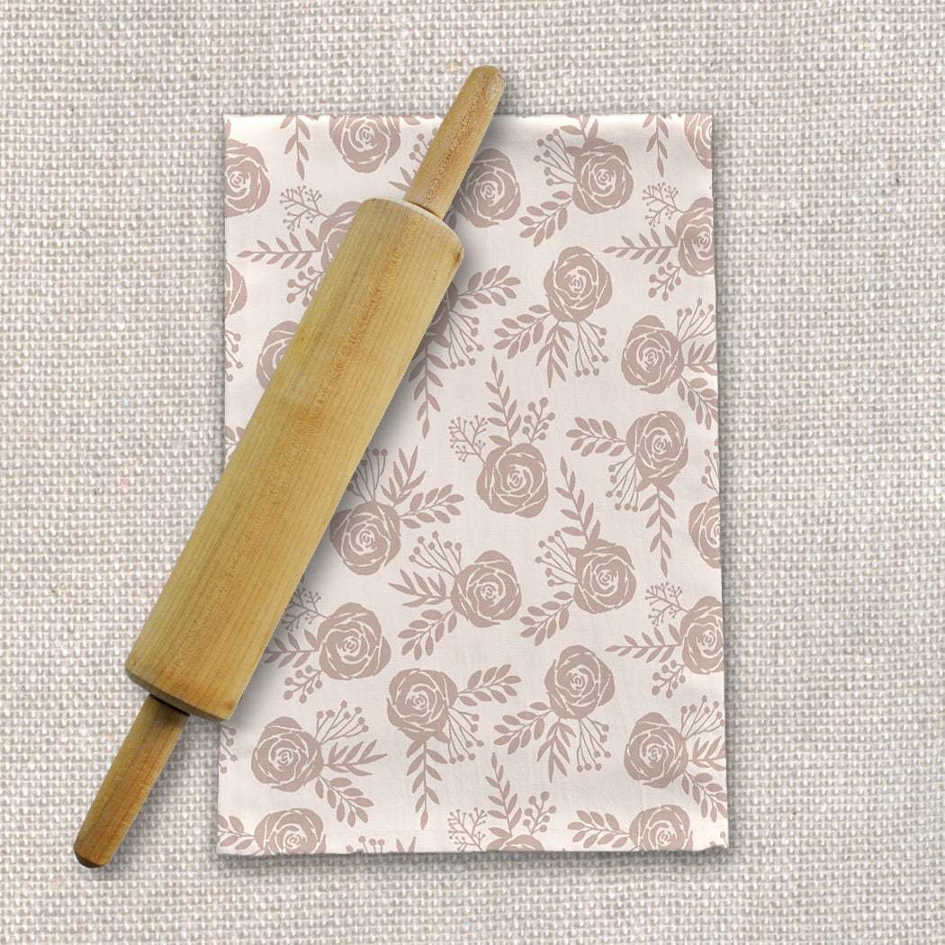 Pastel Floral Tea Towel